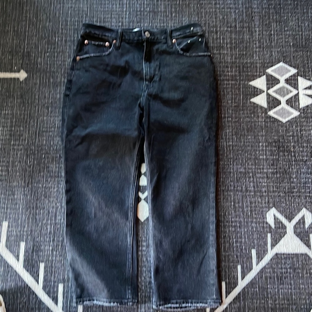 Ankle straight ultra high rise 27 extra short inseam